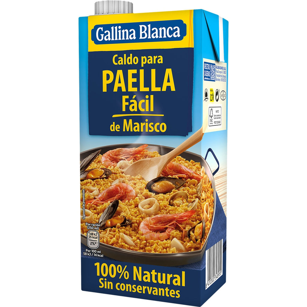 GALLINA BLANCA CALDO PARA PAELLA MARISCO 1LT