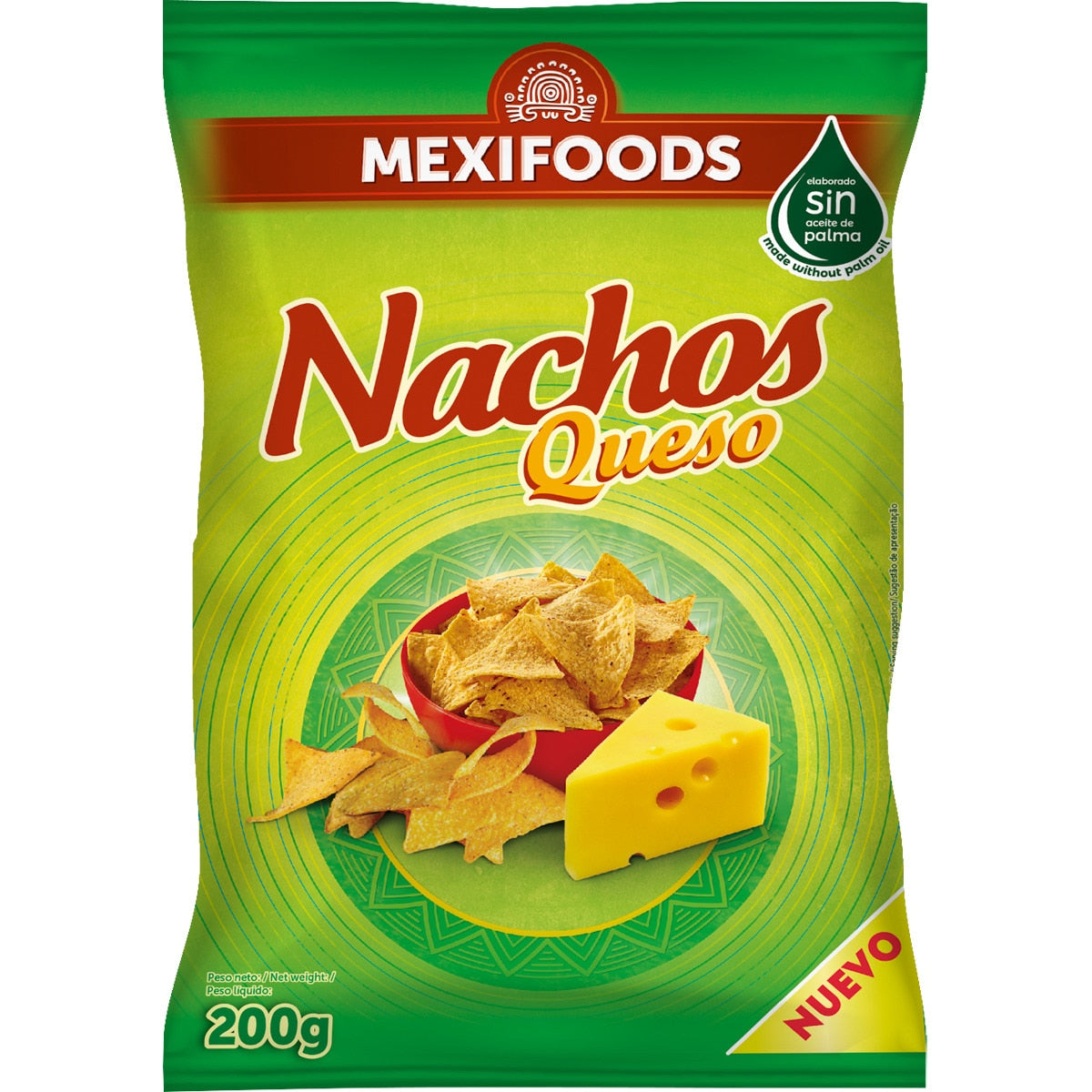 MEXIFOODS NACHOS QUESO 200GR