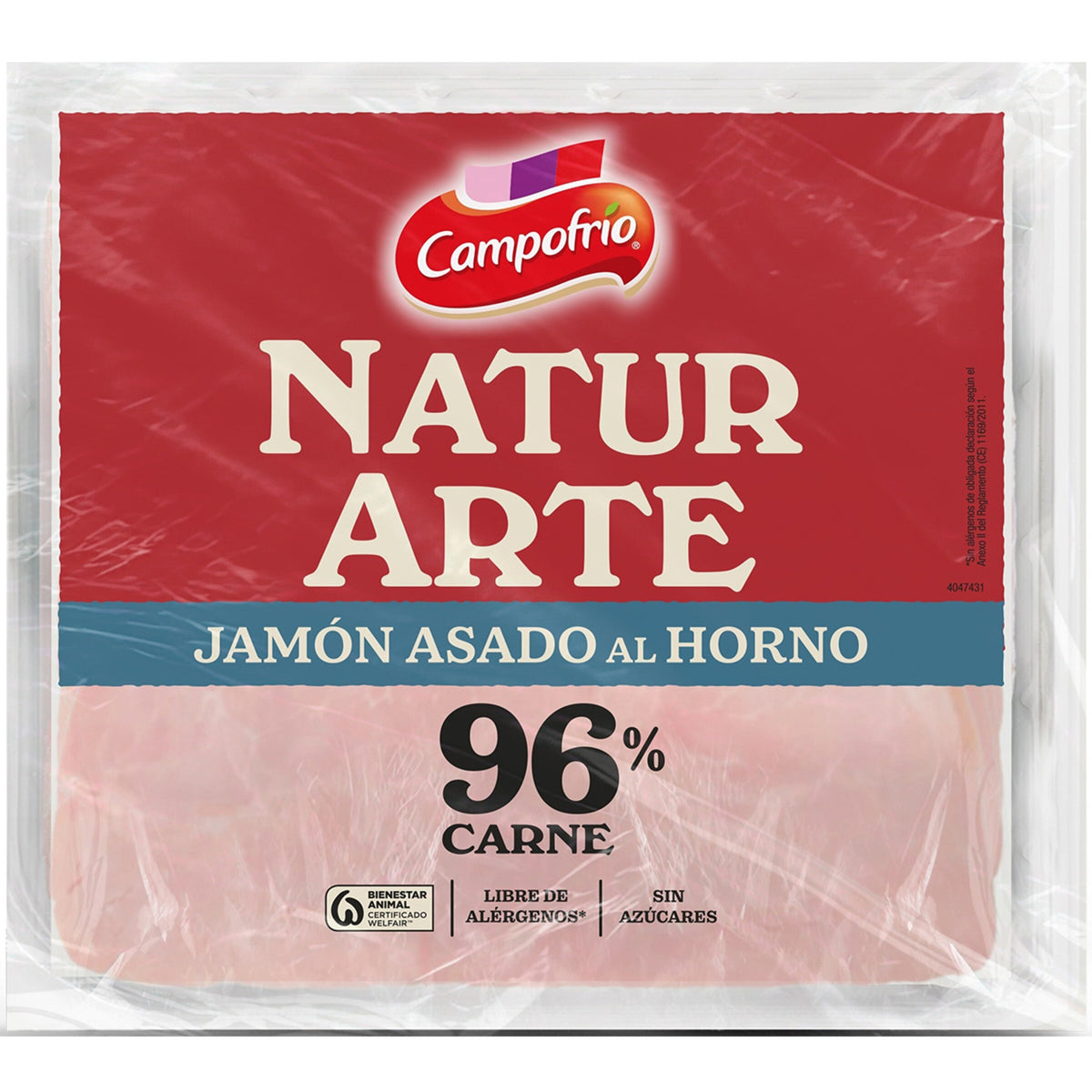 CAMPOFRIO NATURARTE JAMON ASADO AL HORNO 96% CARNE 110GR