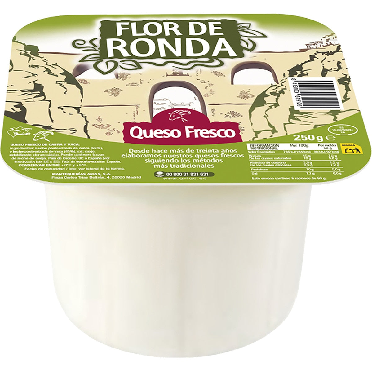 QUESO FRESCO FLOR DE RONDA 250G