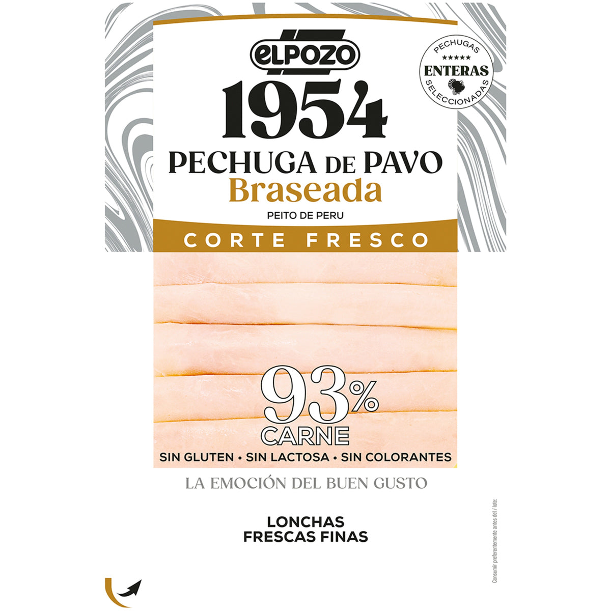 ELPOZO P.PAVO BRASEADA 1954 CORTE FRESCO 120GR