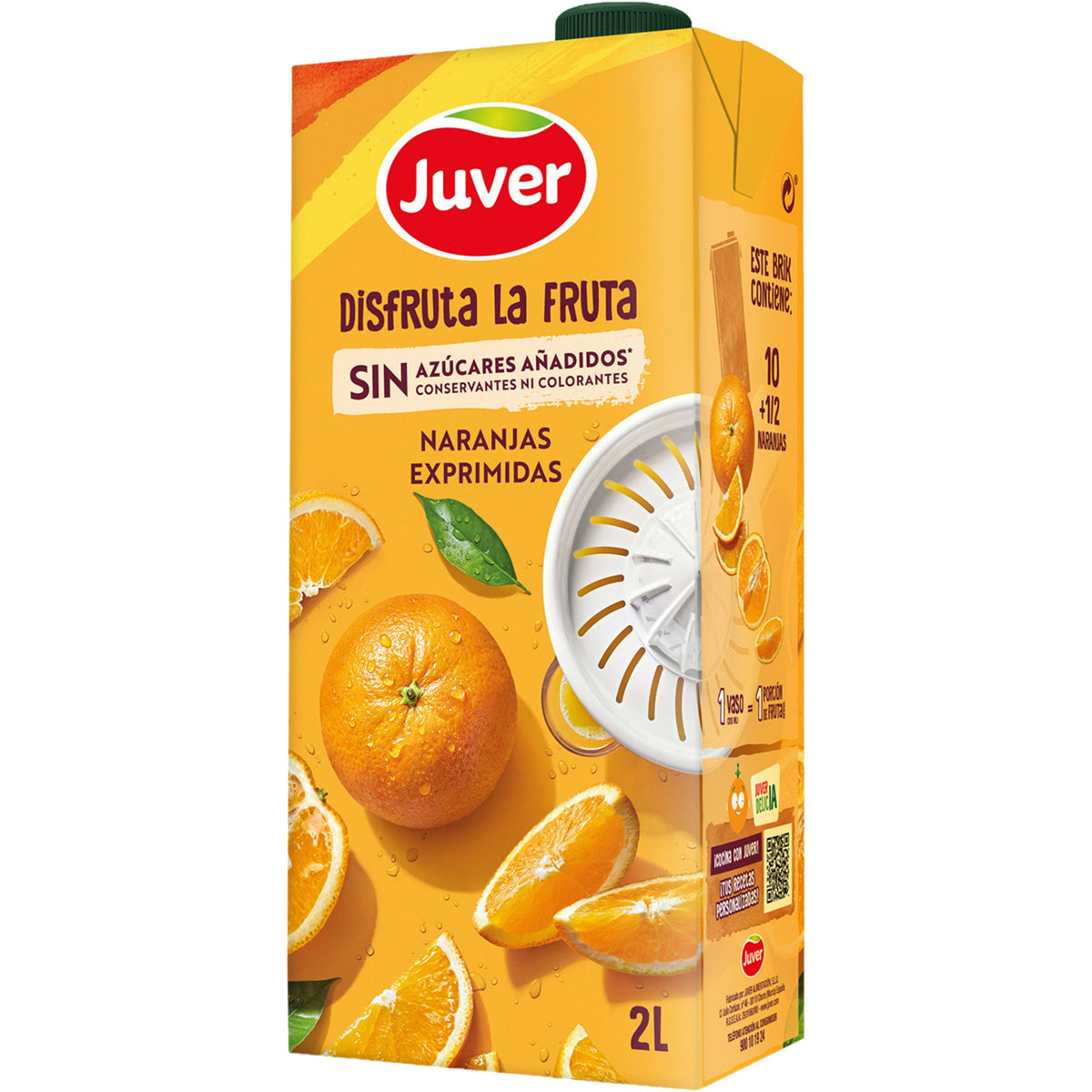 JUVER DISFRUTA NARANJA BRIK 2 L.