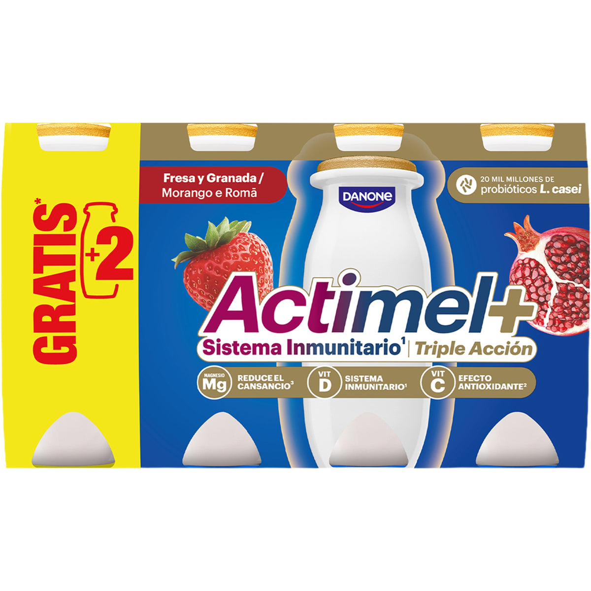 DANONE ACTIMEL FRESA-GRANADA P-8