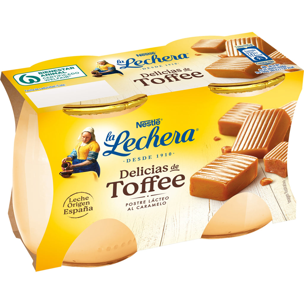 YOG. LECHERA CRIS. TOFFEE PACK-2 UN.