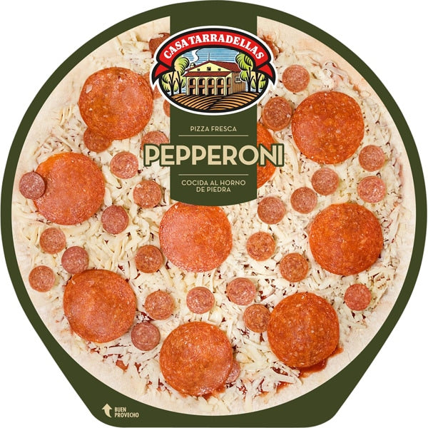 TARRADELLAS PIZZA PEPERONI 400GR.