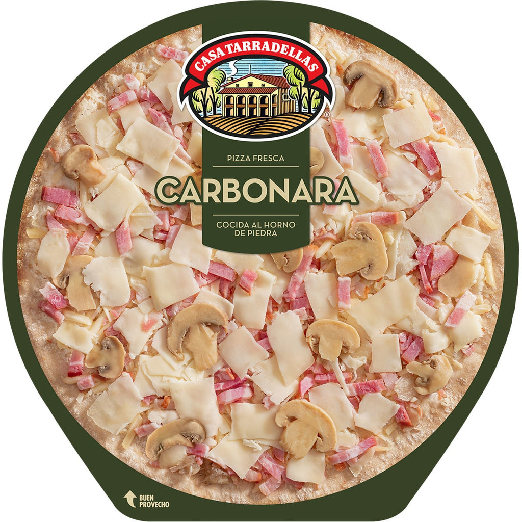 TARRADELLAS PIZZA CARBONARA 400G.