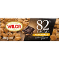 VALOR CHOCOLATE NEGRO 82% ALMENDRAS 250GR