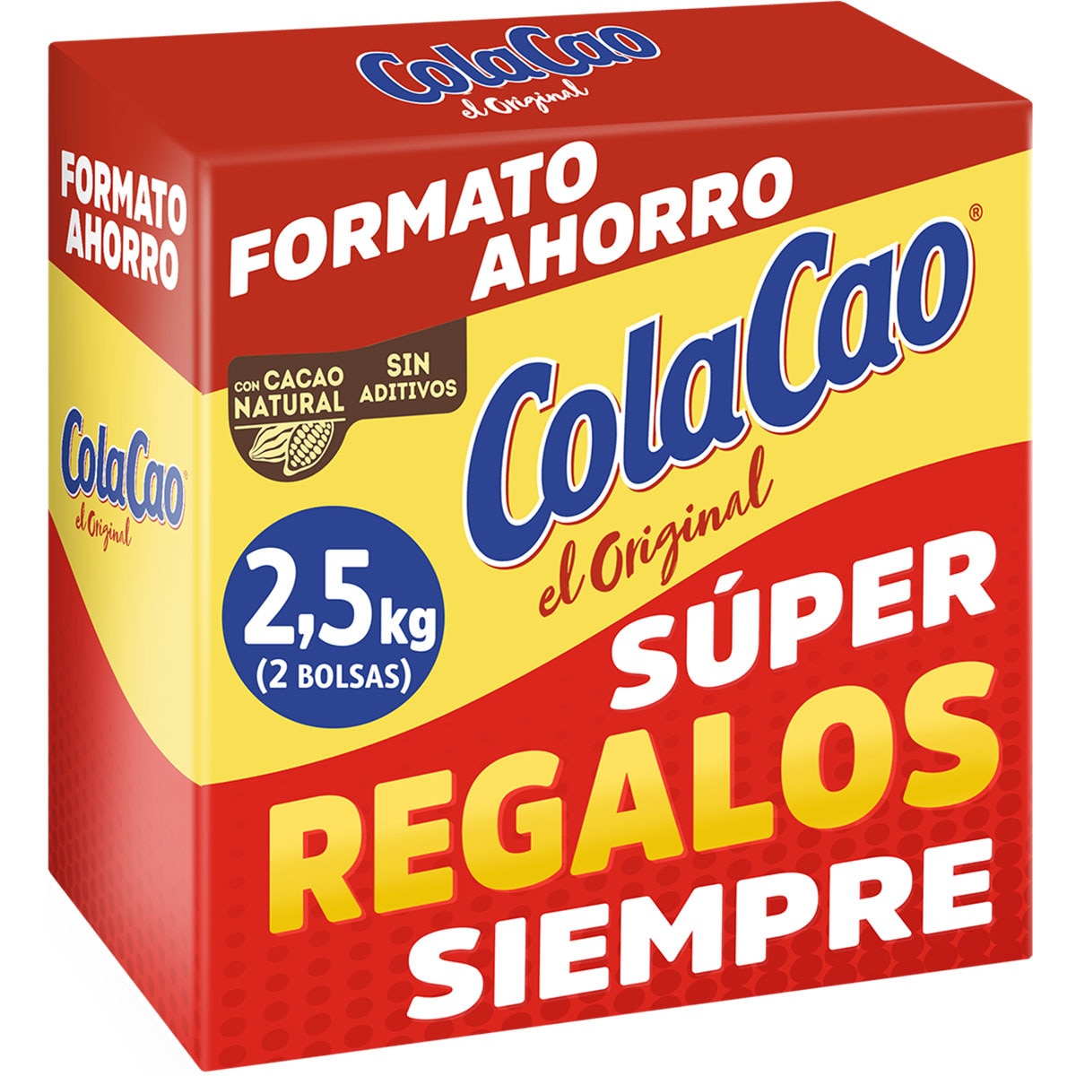 Cola Cao 2,20 Kg. +regalo Interior