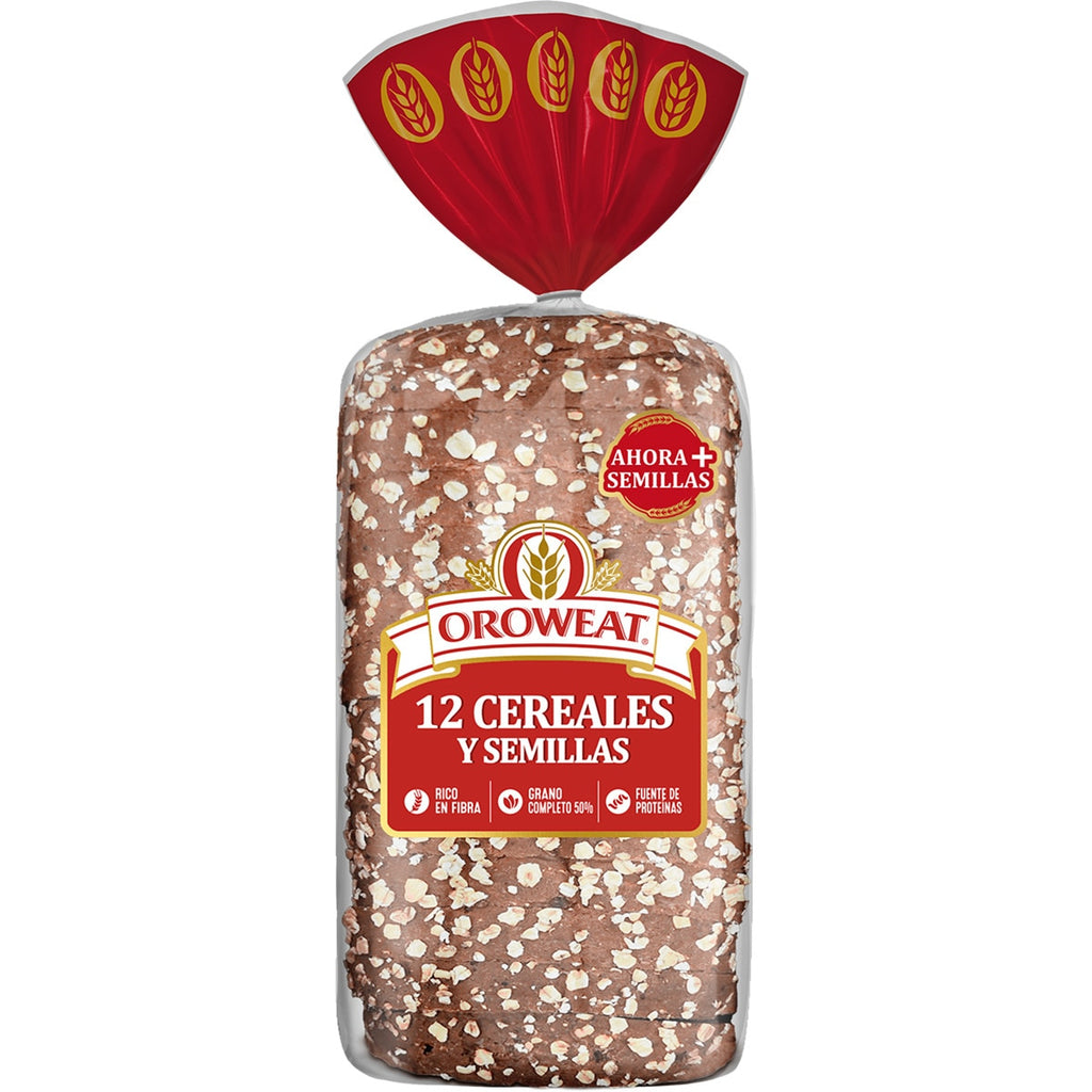 BIMBO 12 CEREALES Y SEMILLAS OROWEAT 550GR