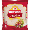 MISSION DURUM TORTILLAS 25CM PACK 6 378GR