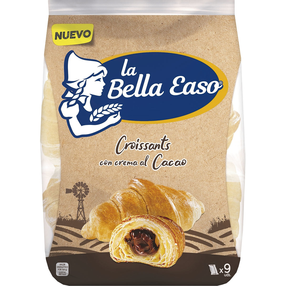BIMBO LA BELLA EASO CROISSANTS CHOCO 9 UND 378GR