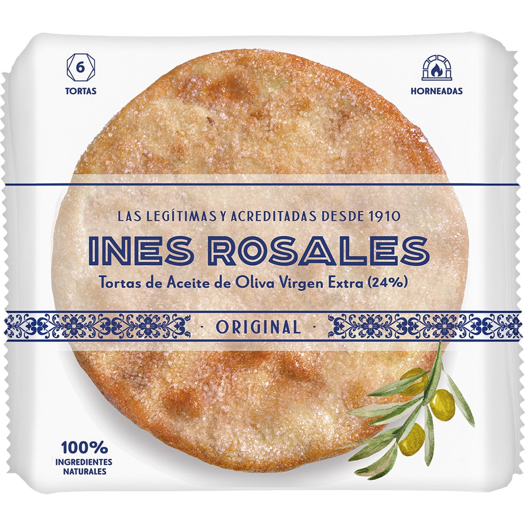 INES ROSALES TORTAS DE ACEITE 6 UN. 180 GRS.
