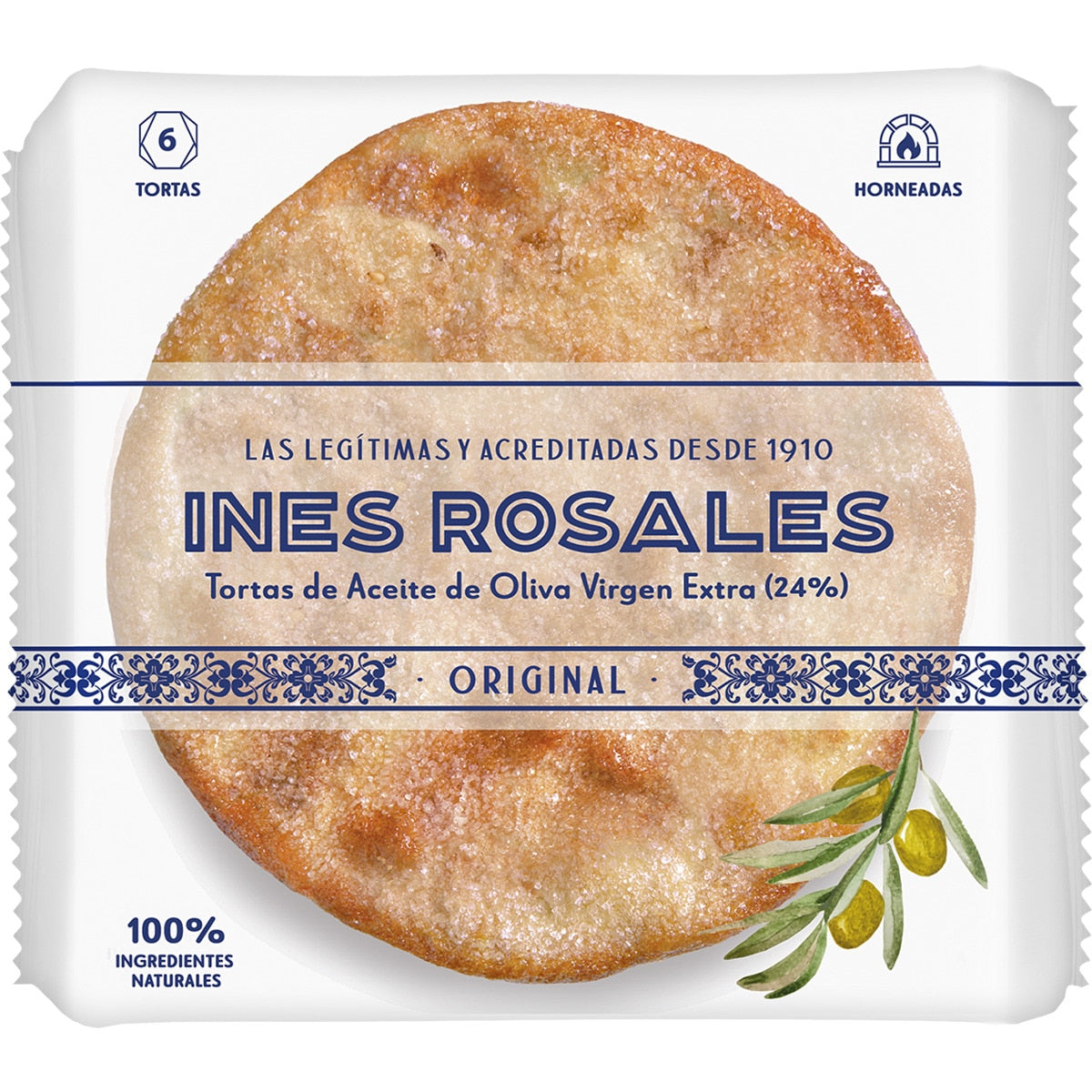 INES ROSALES TORTAS DE ACEITE 6 UN. 180 GRS.