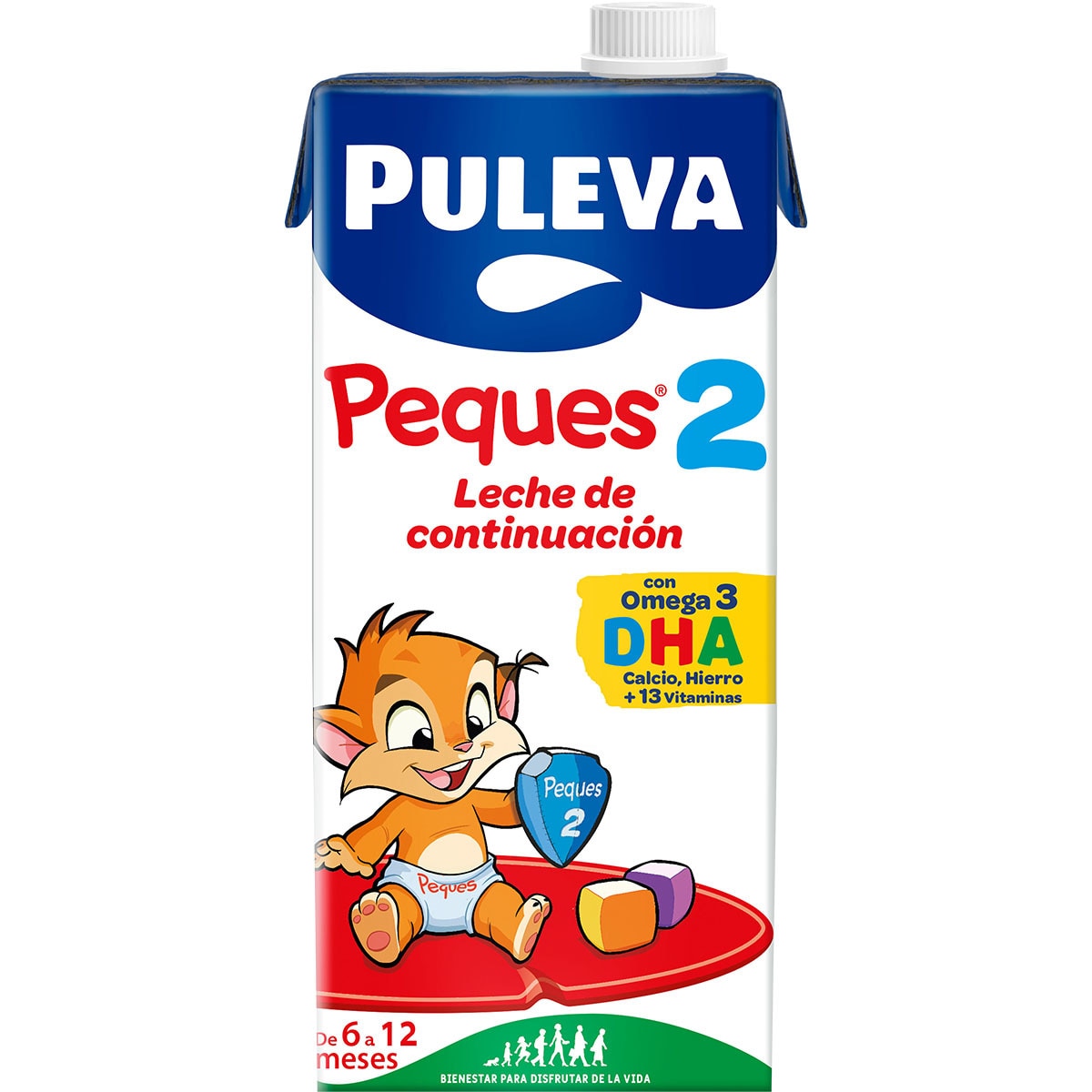 PULEVA LECHE PEQUES-2 BRIK 1 L