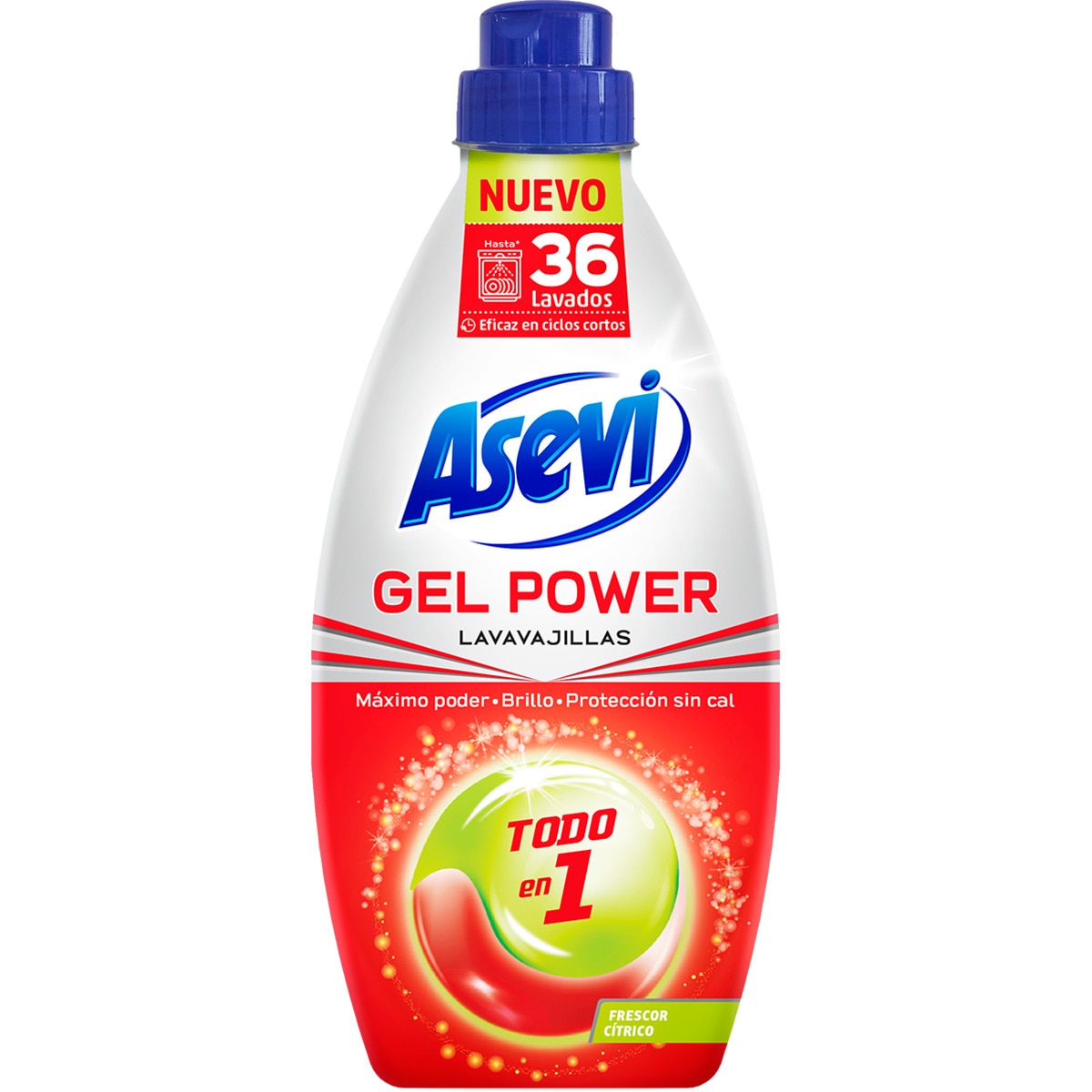 ASEVI GEL POWER LAVAVAJILLAS TODO EN 1 720ML