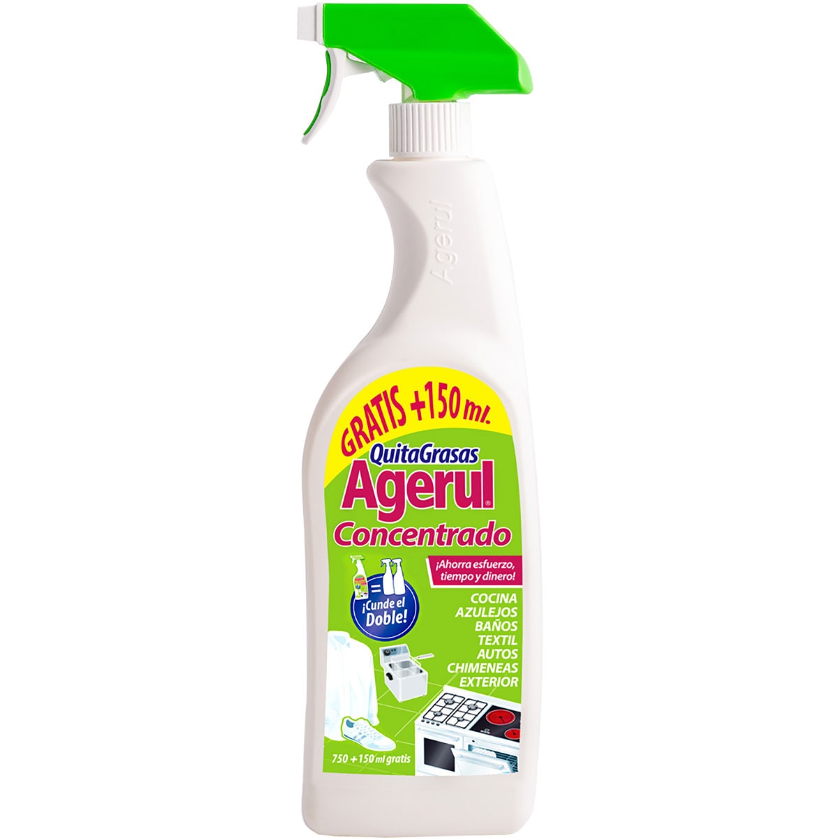 AGERUL QUITAGRASAS PISTOLA 750 ML.