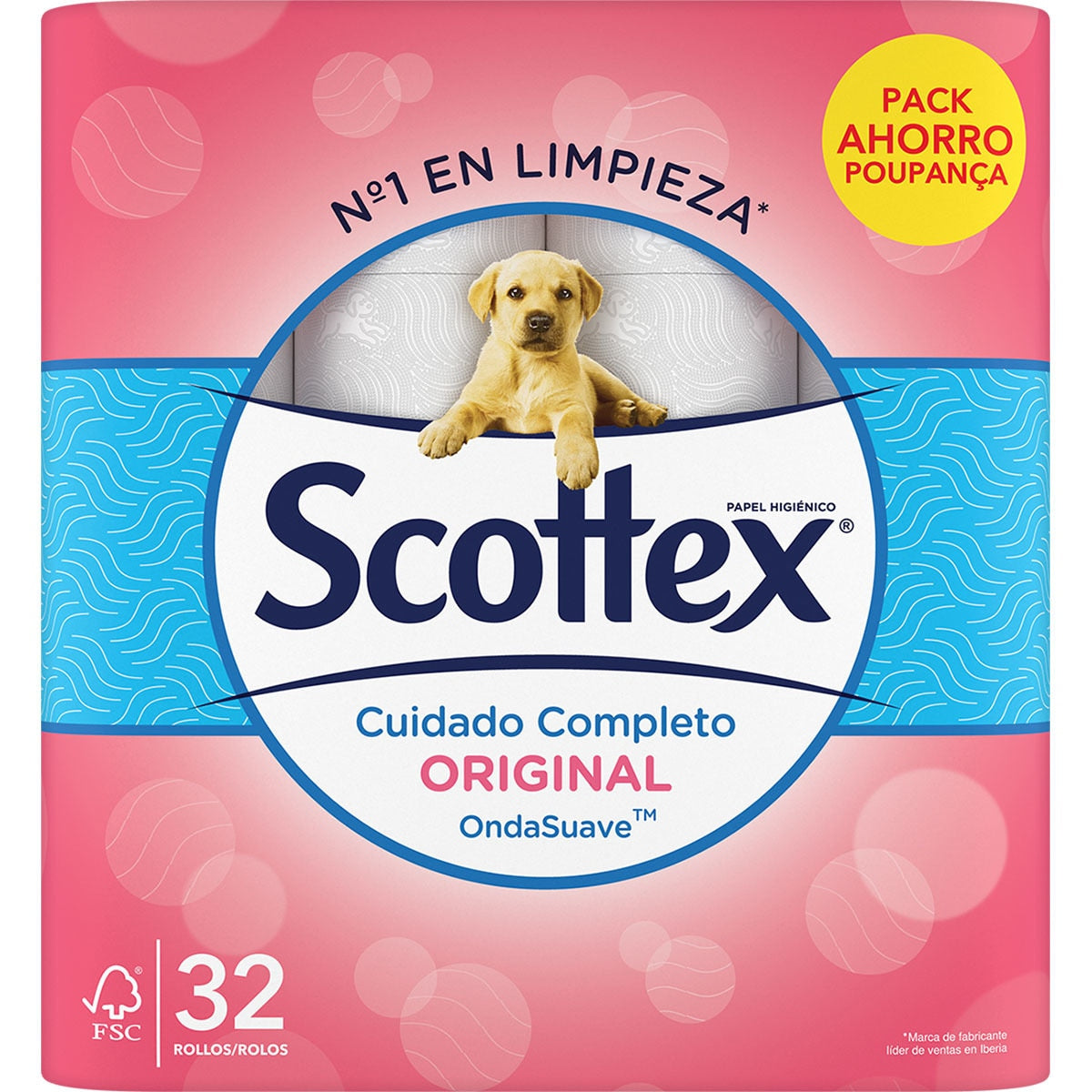 SCOTTEX PAPEL HIGIENICO 32 ROLLOS