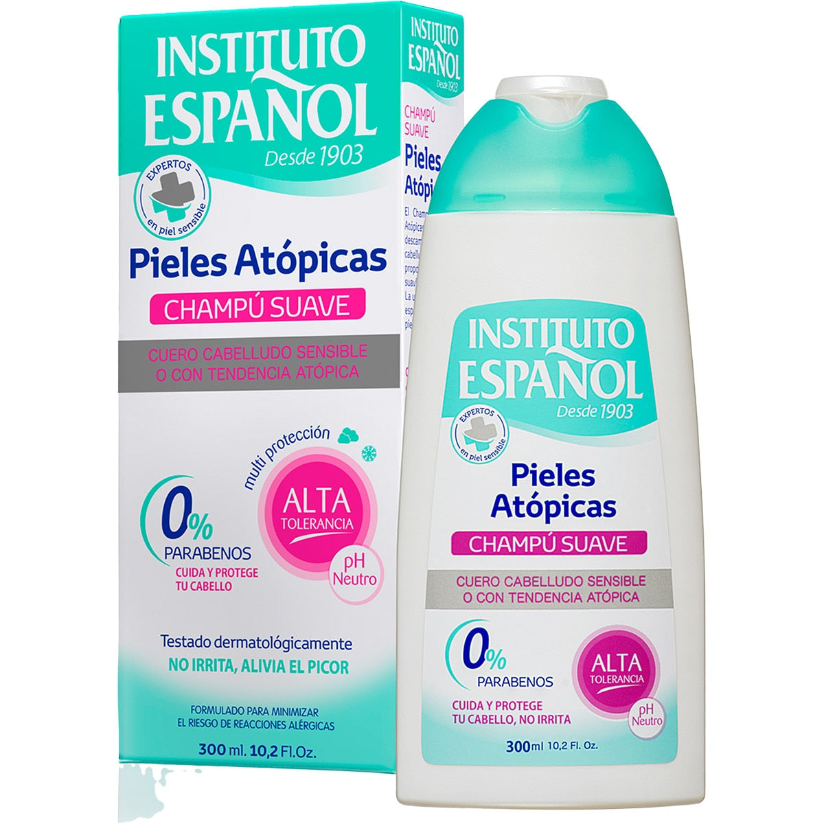 INSTITUTO ESPAÑOL CHAMPU SUAVE PIEL ATOPICA 0% 300ML