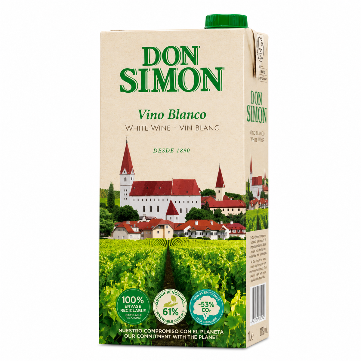 DON SIMON VINO BLANCO BRICK 1 L.