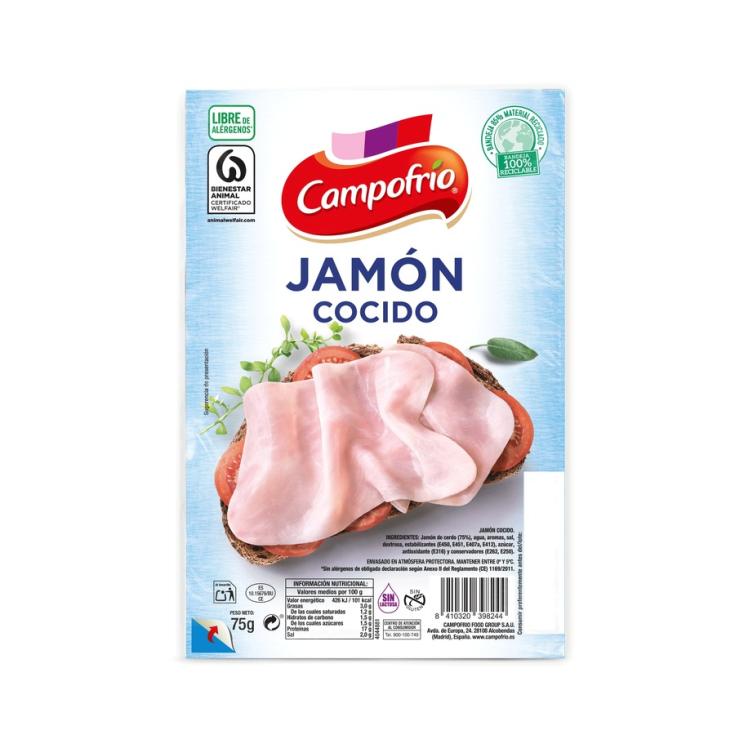 Campofrio Jamon Cocido Lonchas 75 g