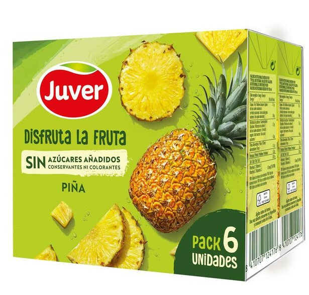 (*) JUVER DISFRUTA ZUMO PERA PIÑA PACK 6 X 200ML
