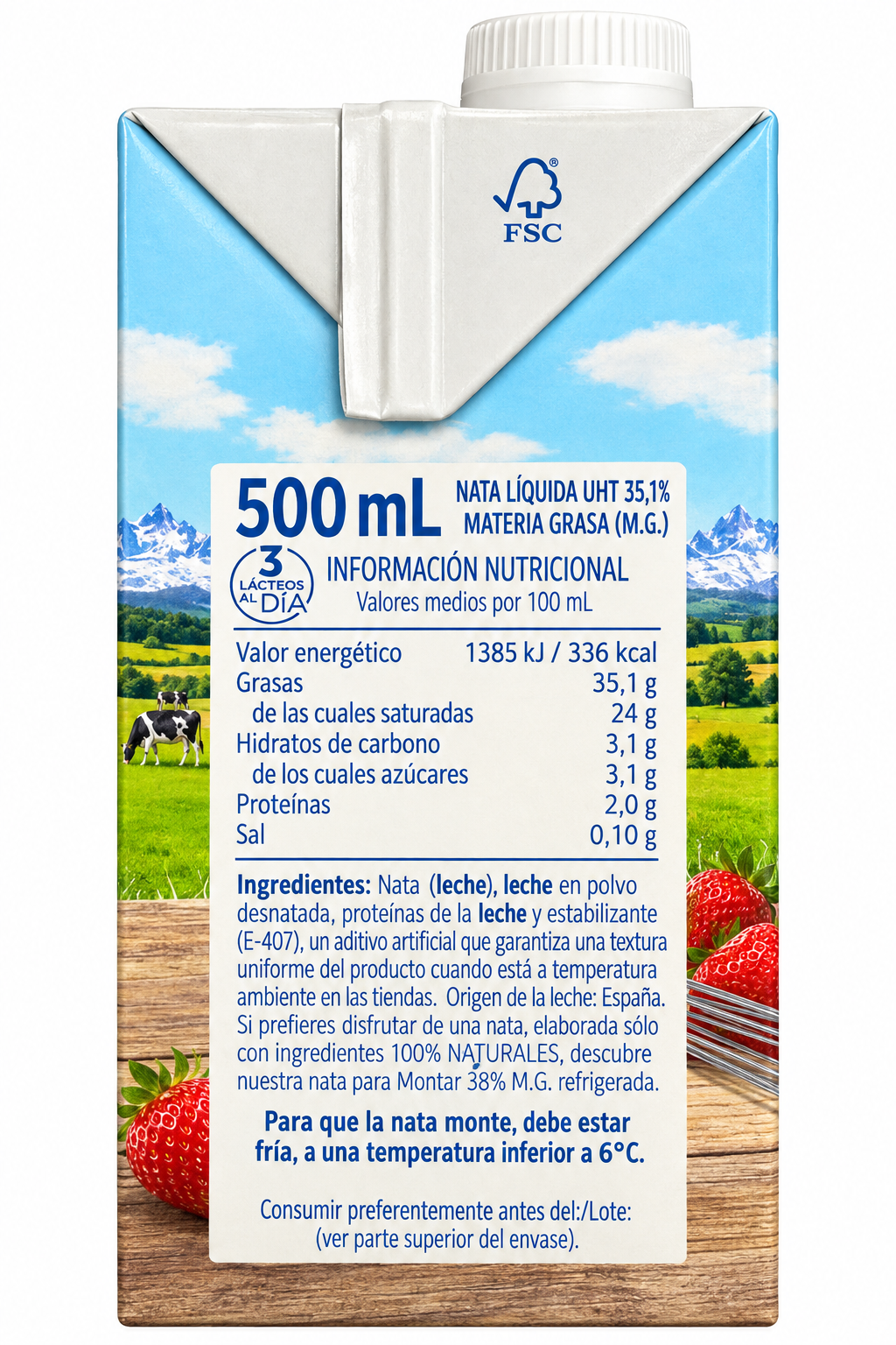 ASTURIANA NATA MONTAR 35.1MG BRICK 500ML