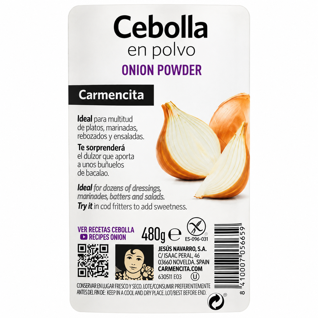 CARMENCITA CEBOLLA EN POLVO 480GR