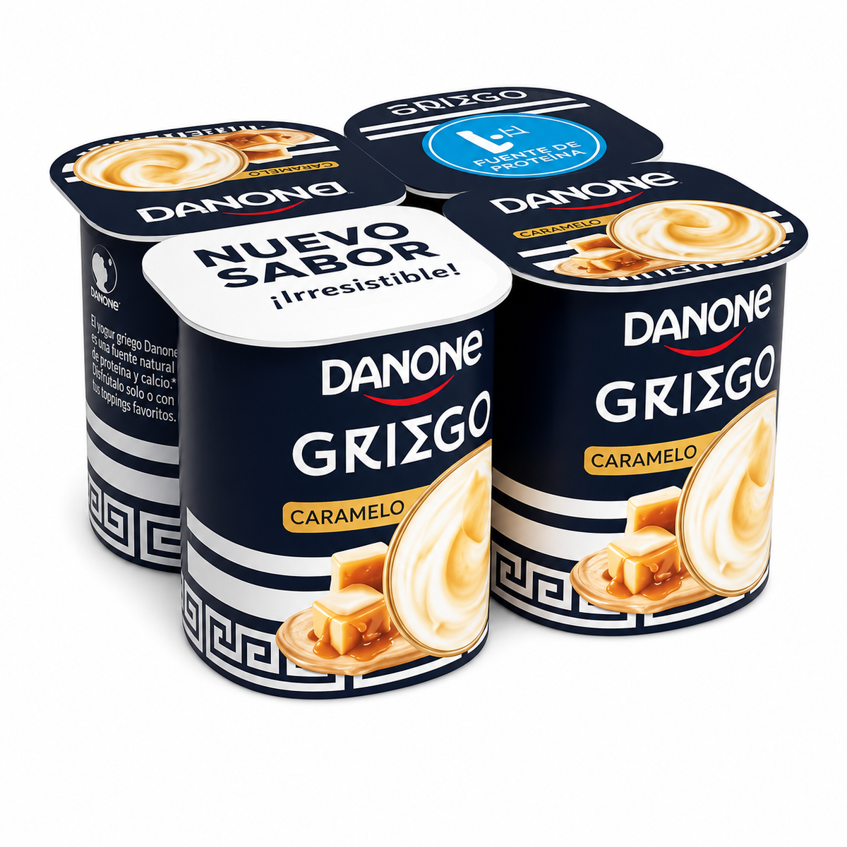 DANONE YOGUR GRIEGO C/CARAMELO PACK 4X110GR