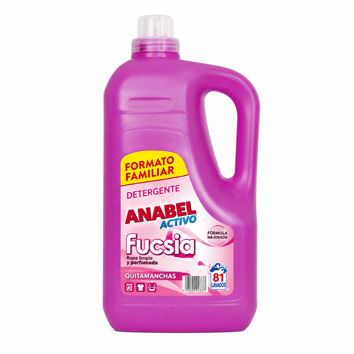 ANABEL DETERGENTE ACTIVO FUCSIA 5L