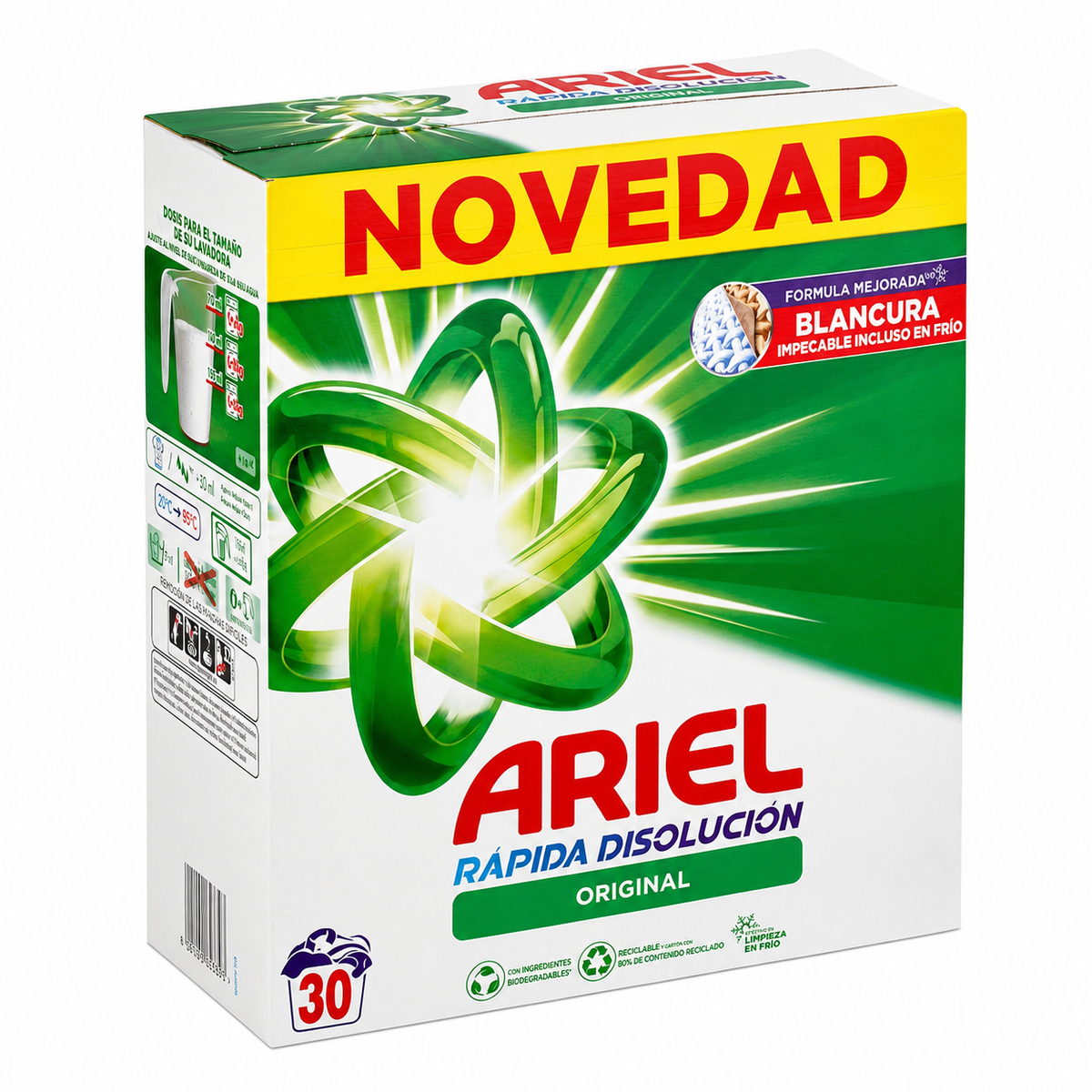 ARIEL POLVO ORIGINAL 30+6 CACITOS