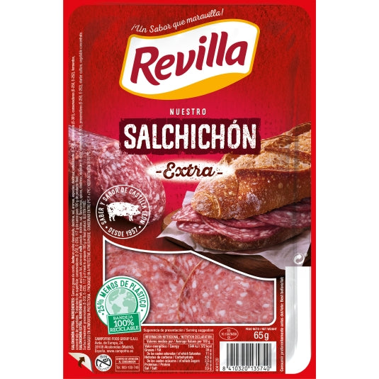 REVILLA SALCHICHON EXTRA 70GRS.