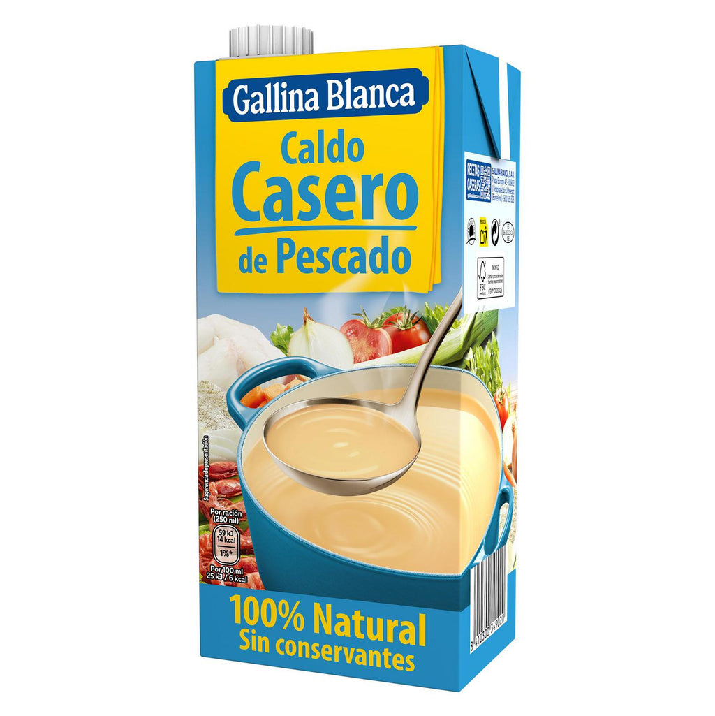 GALLINA BLANCA CALDO PESCADO BRIK 1 LT.