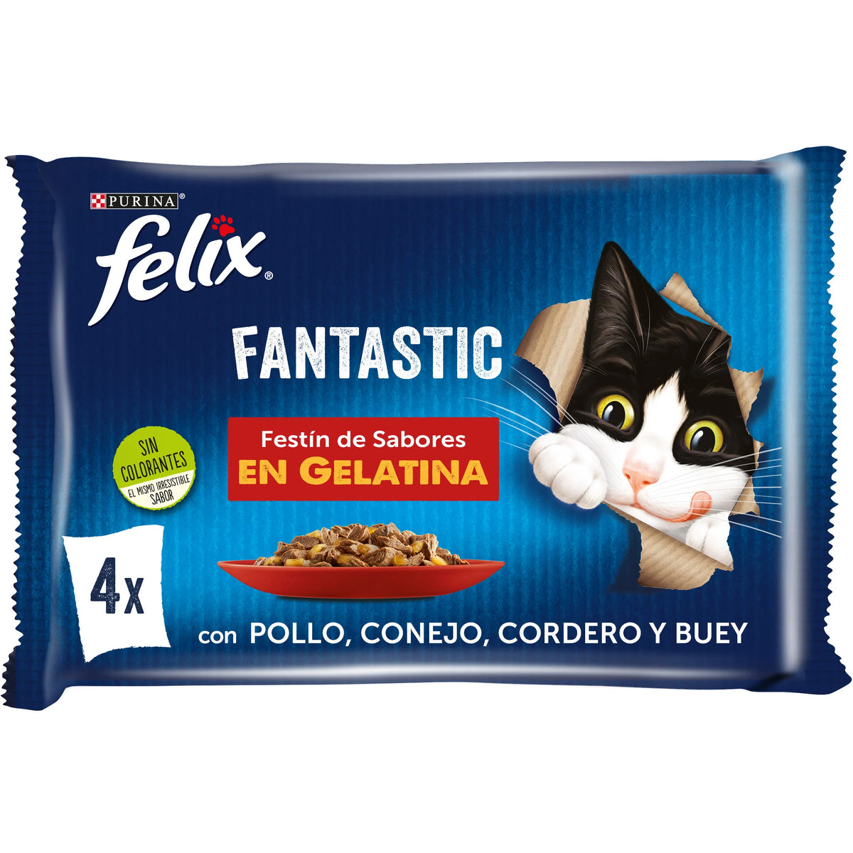 FELIX FANTASTIC CARNES SABROSAS P-4 X 80GR