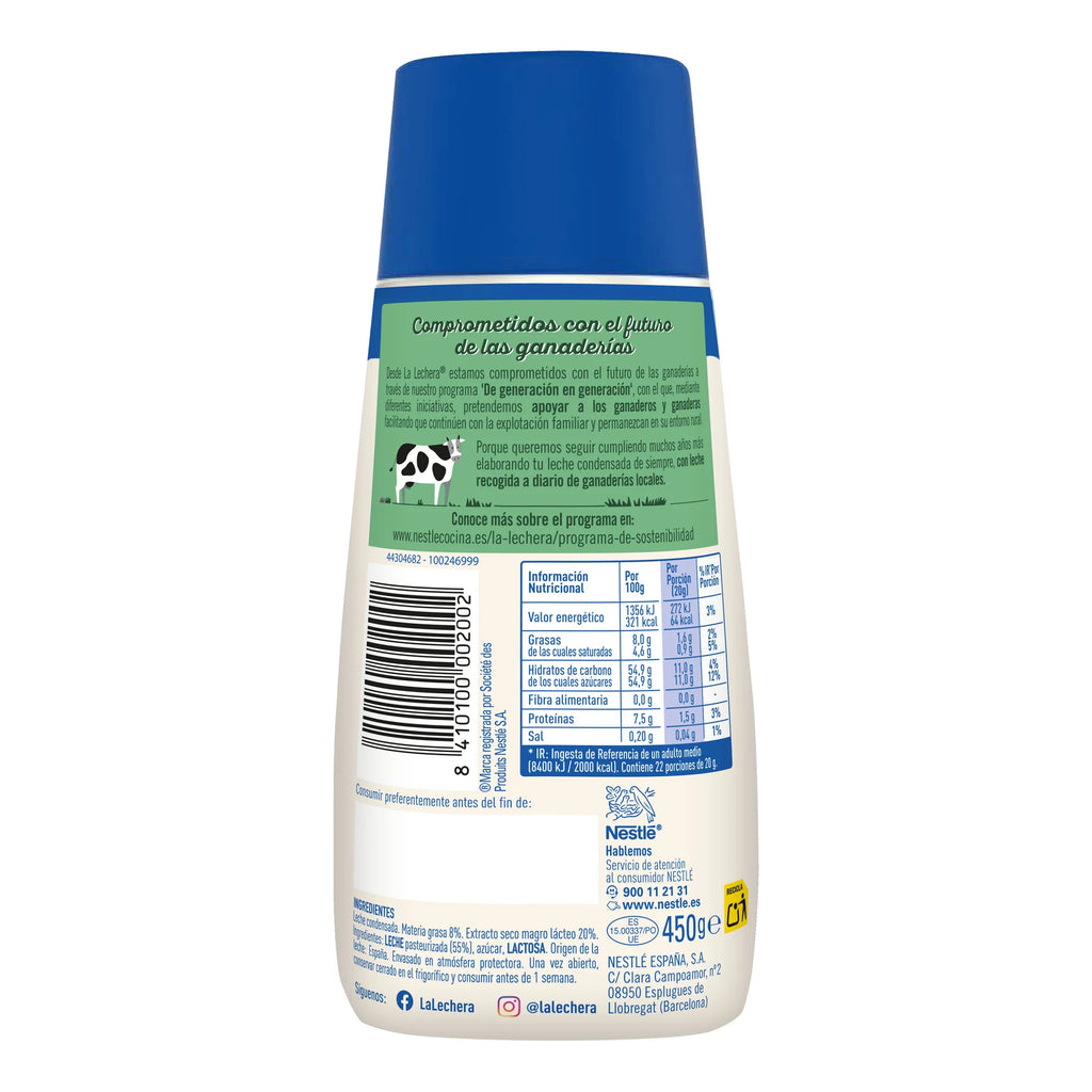 LECHE COND.LECHERA SIRVE FACIL 450 G Ç