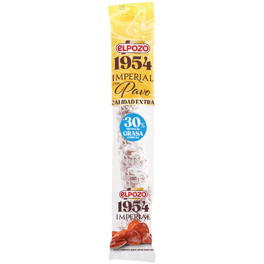 ELPOZO LONGANIZA IMPERIAL PAVO PIEZA 250GR