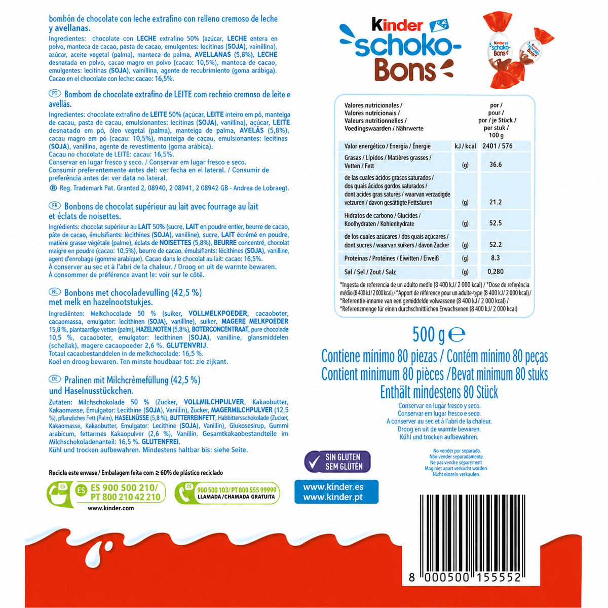 Kinder Schokobons 500 g