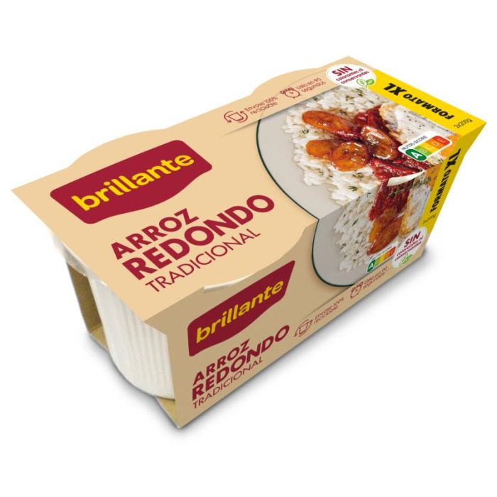 (*) BRILLANTE XL ARROZ REDONDO S/GLUTEN PACK 2X200GR