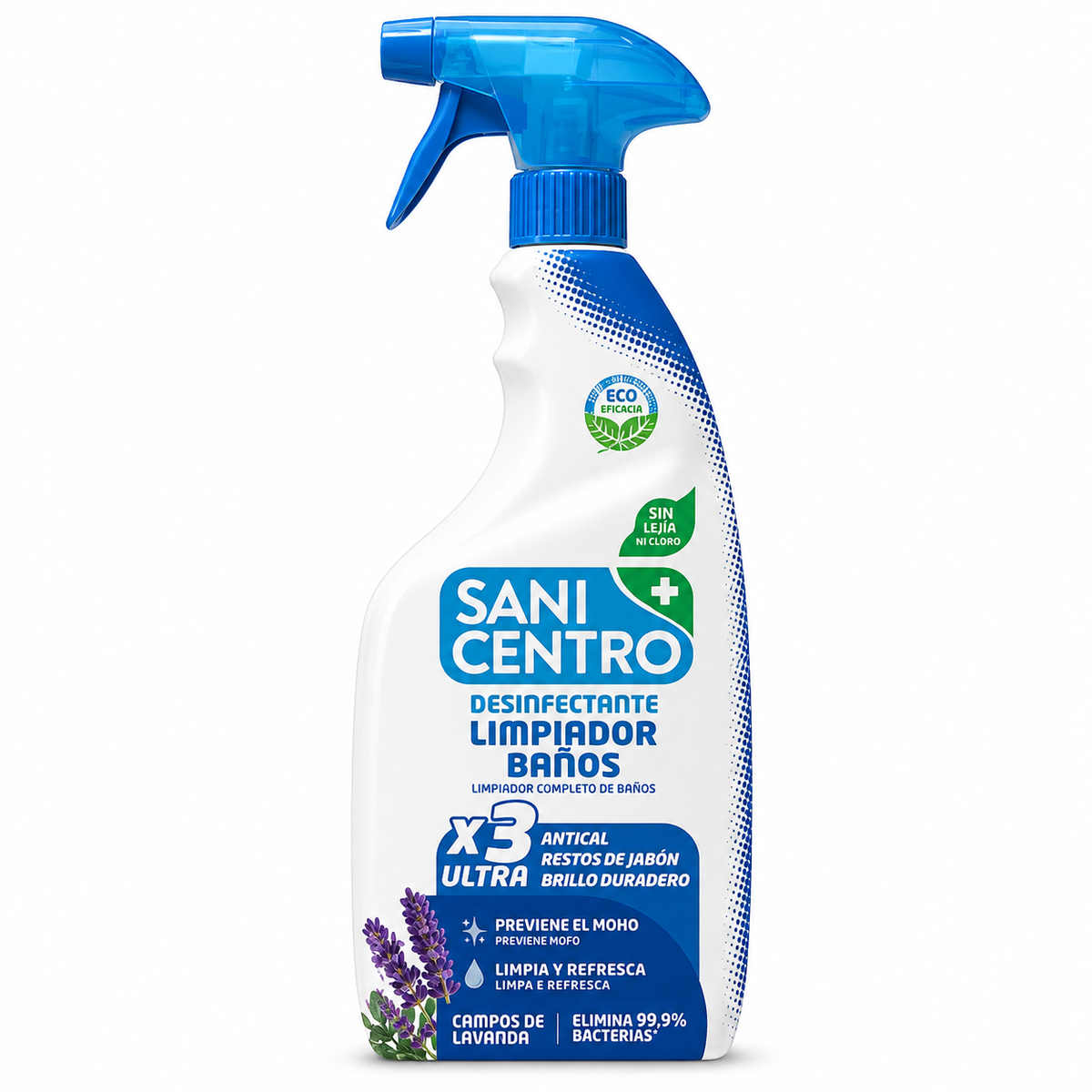 SANICENTRO DESINFECTANTE LIMPIADOR BAÑOS PISTOLA 750ML