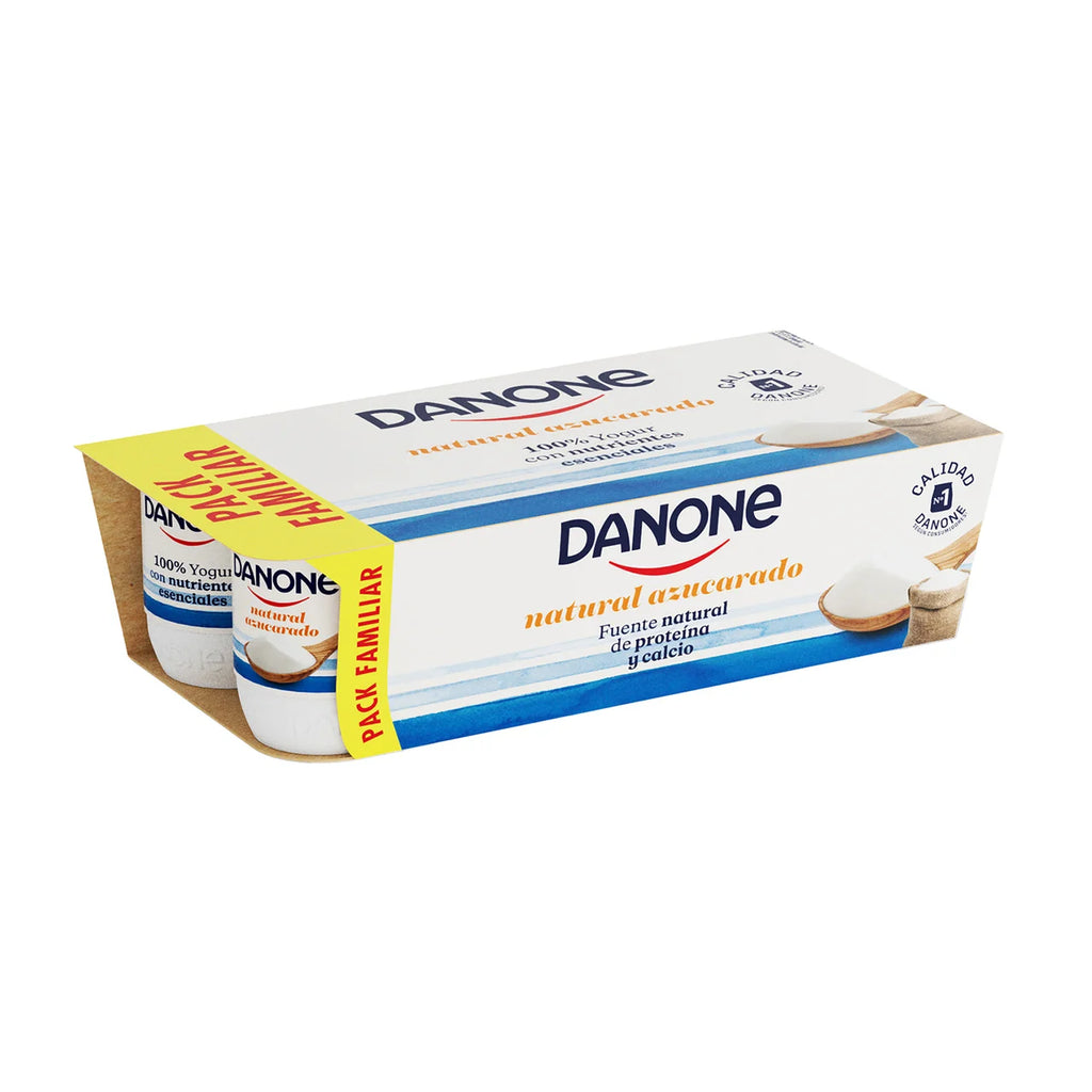 Danone Yogur Pack 8 Ud Natural Azucarado