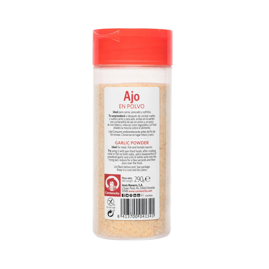 CARMENCITA AJO EN POLVO BOTE 290G.