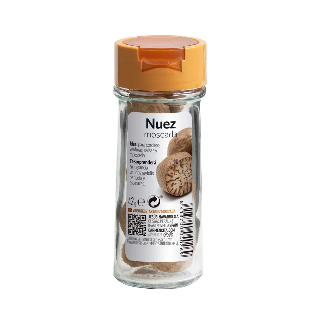 CARMENCITA NUEZ MOSCADA PIEZAS CRISTAL 45G.