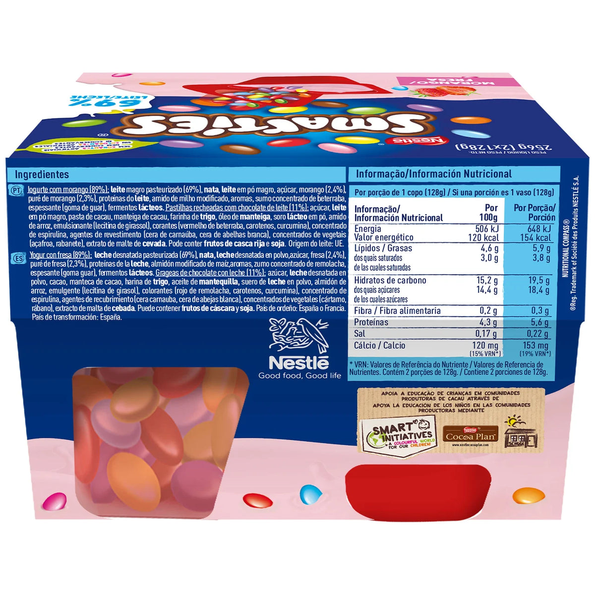 NESTLE MIX YOGUR P-2 SMARTIES FRESA