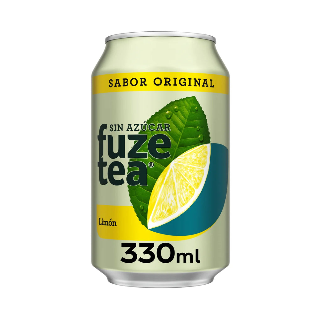 Fuze Tea Sabor Limon sin Azucar Lata 33 cl