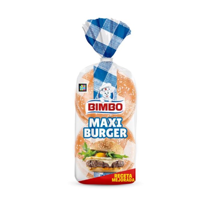 BIMBO MAXI BURGUER PACK-4 UND.