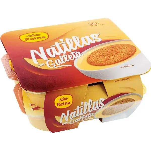 REINA NATILLAS GALLETA PACK 8 X 125GR