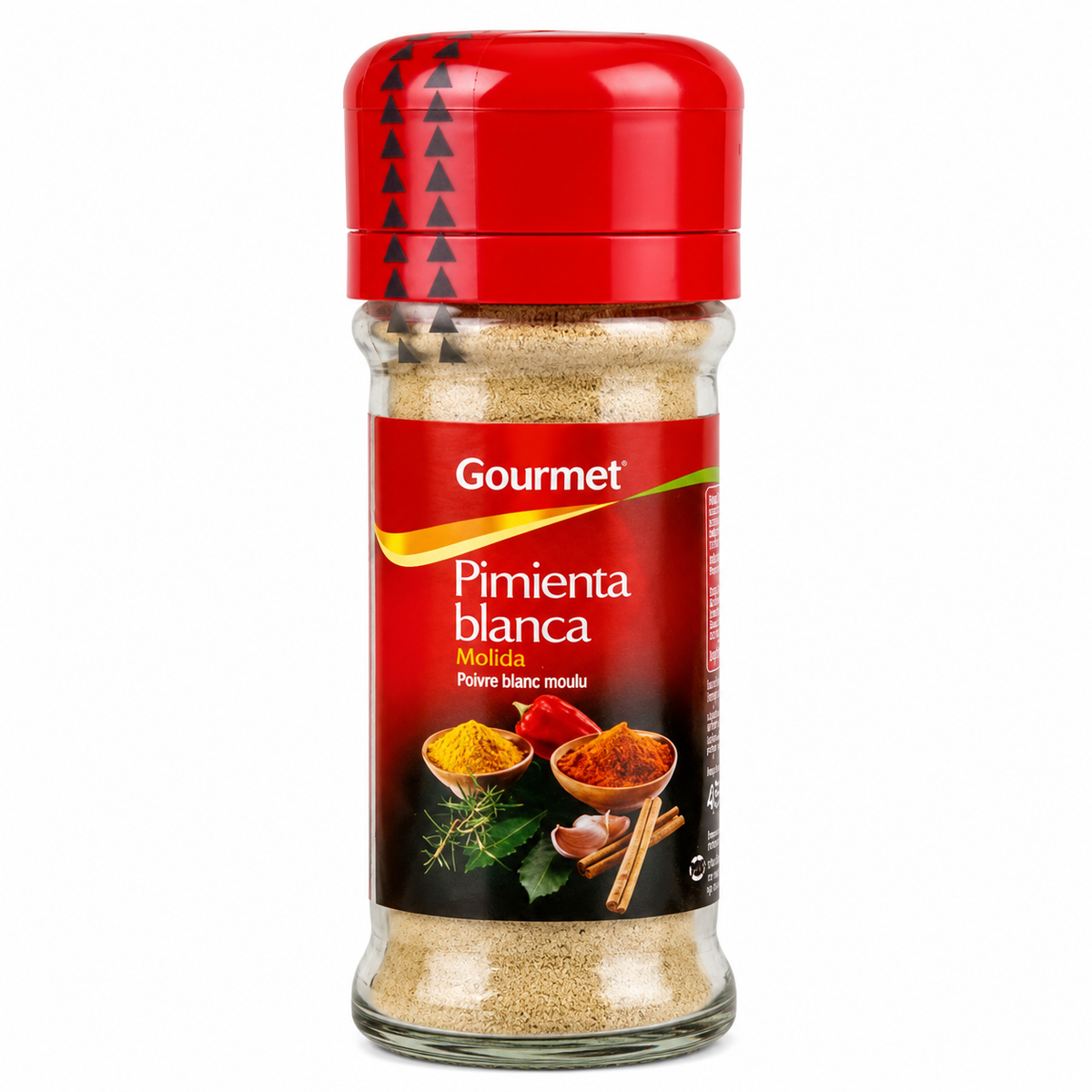 GOURMET PIMIENTA BLANCA MOLIDO SALERO 45 G