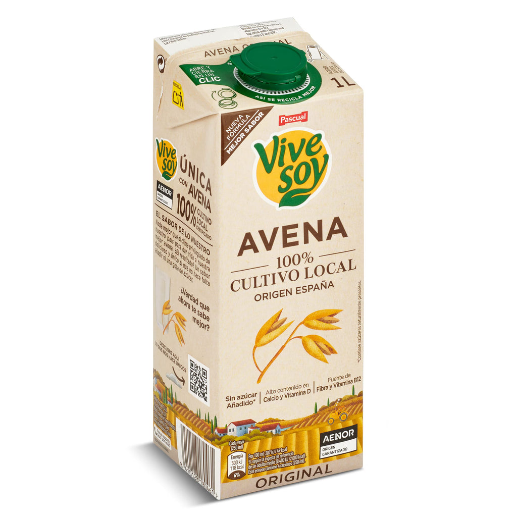 LECHE DE AVENA VIVESOY 1 L.
