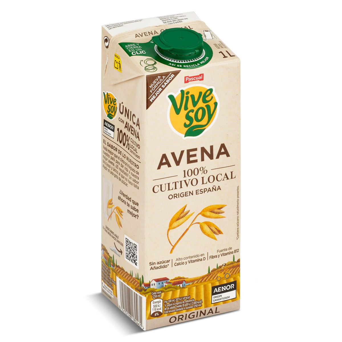 LECHE DE AVENA VIVESOY 1 L.
