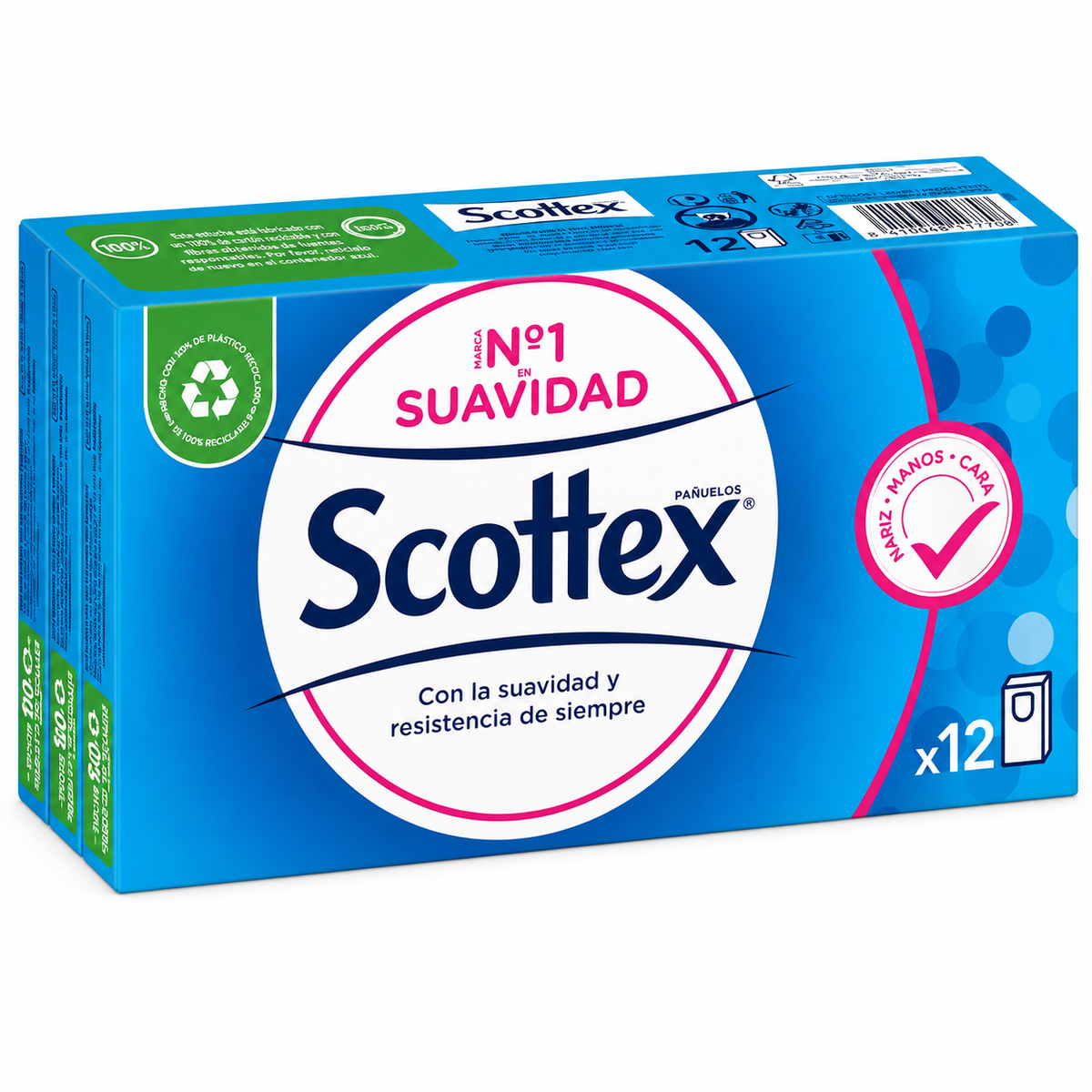 SCOTTEX PAÑUELOS PACK 12