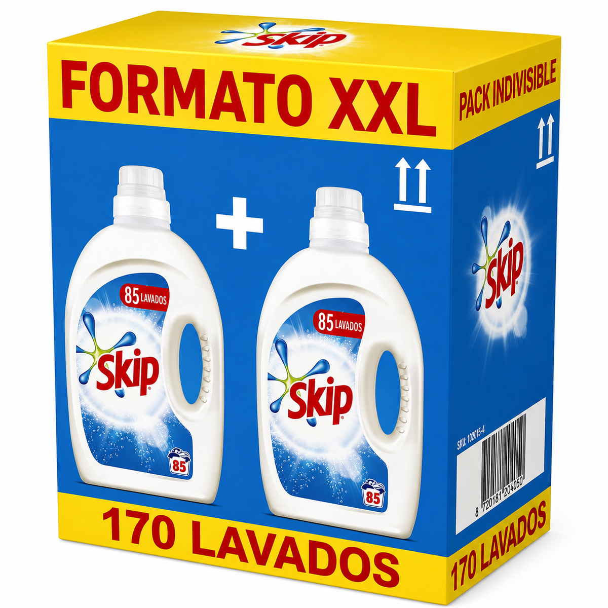 DETERGENTE SKIP LIQUIDO PACK-2 X 85 LAVADOS (170)